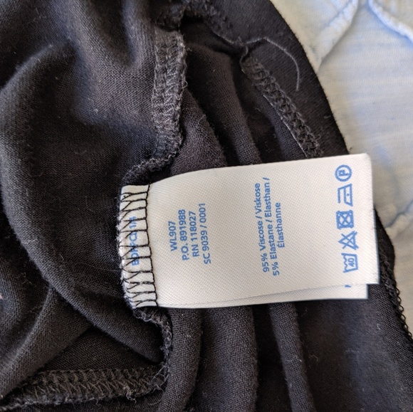 Boden stretchy ruched black tank top - Picture 4 of 5